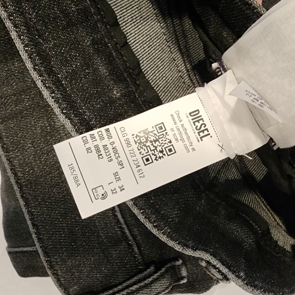 NWT DIESEL D-VOCS Bootcut 34-32 - Picture 10 of 11